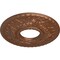Ekena Millwork Hurley Ceiling Medallion (Canopies up to 7 1/4"), 22 1/8"OD x 7 1/4"ID x 1 3/4"P, Polished Copper CM26HUPOS - alternate 3